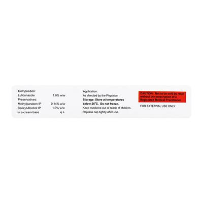 Lulipex Cream 50gm - Fungal Infections-Taa