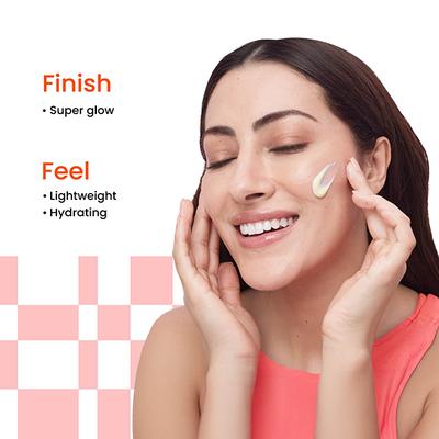 Foxtale Super Glow Moisturiser with 4% VitC-Niacinamide Complex for Brighter Skin 50ml - Face Moisturizers