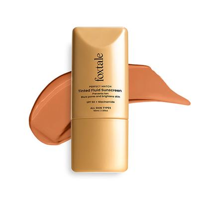 Foxtale Perfect Match Tinted Fluid Susncreen (Coco) 50 ml - Body Sunscreen