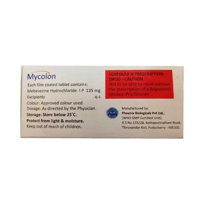 MYCOLON Tablet 10's - Muscle Spasm-Ant