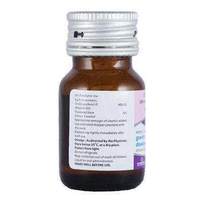 WELLBABY VIT D3 400IU Drops 15ml - Supplements-Vam