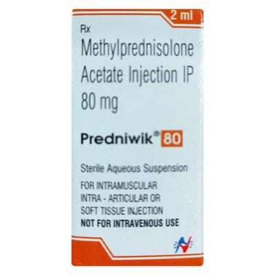PREDNIWIK 80 Injection 1ml - Hormonal Therapy-Cor
