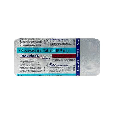 ROSUWICK 5 Tablet 10's - High Cholesterol-Dys