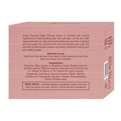 Jovees Premium Night Firming Cream 50 gm - Face Creams