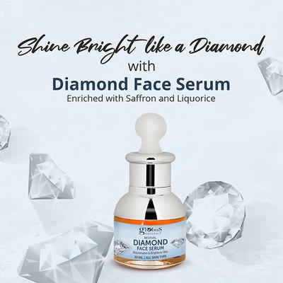 Globus Naturals Revival Diamond Shine Boosting & Anti Ageing Face Serum, Natural & Ayurvedic formula 30 ml - Face Serum