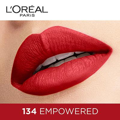 L'Oreal Paris Rouge Signature Matte Liquid Lipstick,134 Empowered 7 Gm - Lipsticks