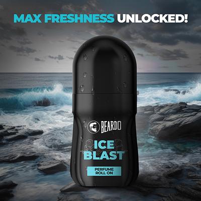 Beardo Ice Blast Perfume Roll On 50 ml - Men Deodorants/Roll-Ons