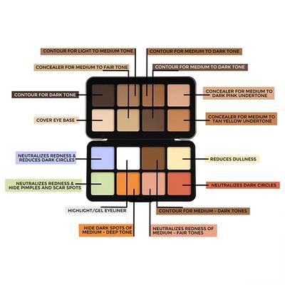 Daily Life Forever52 16 Color Camouflage Hd Palette CHP001 40gm - Concealer