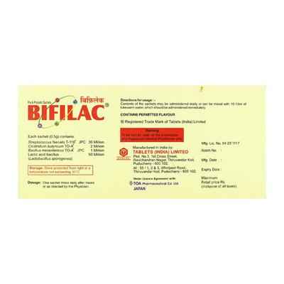 BIFILAC Sachet 3's - Diarrhoea-Ant