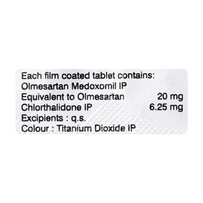 Olmetrack CT 6.25mg Tablet 10'S - Hypertension-Ang