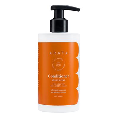 Arata Natural Nourishing Hair Conditioner With Maple, Sugarcane & Blueberry Extracts 300 ml - Conditioners