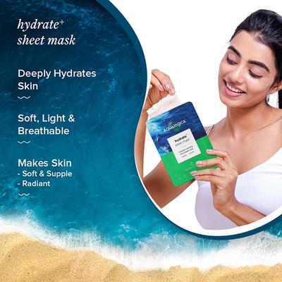 Aqualogica Hydrate Plus Sheet Mask 25 ml - Sheet Masks