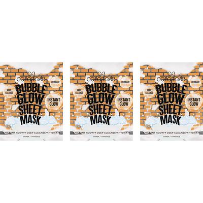 Colorbar Bubble Glow Sheet Mask - (Pack Of 3) 1's - Sheet Masks