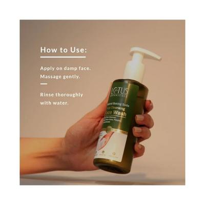 Lotus Botanicals Baking Soda Deep Cleansing Face Wash 180 ml - Face Wash & Cleansers