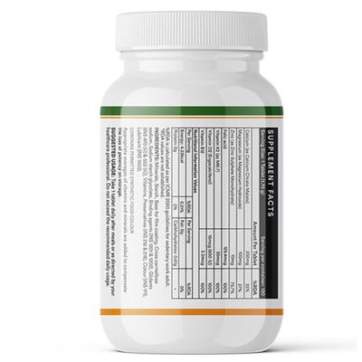 Inlife Calcium, Zinc, Magnesium, Vitamin D2 + K2 Tablet 120's - Calcium And Minerals