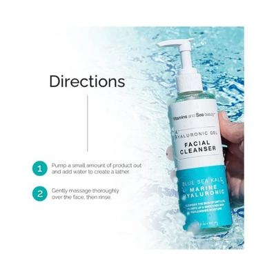 VITAMINS & SEA BEAUTY, Hyaluronic Gel Facial Cleanser 237 ml - Scrubs & Exfoliants