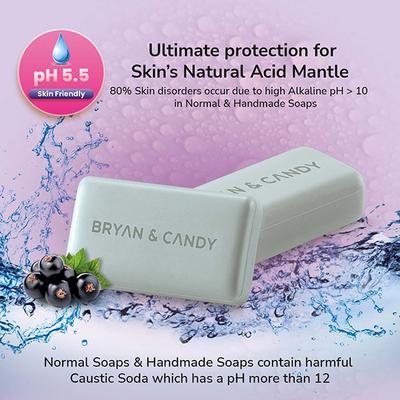 Bryan & Candy Black Currant Bathing Bar 230 gm - Soaps