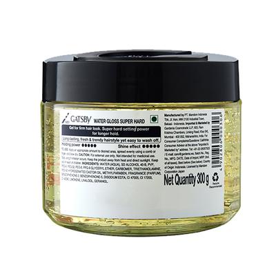 Gatsby Level 5 Water Gloss Super Hard 300gm - Hair Waxes