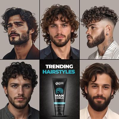 Beardo Man Curls Curly Hair Cream 100 g - Multi-Stylers