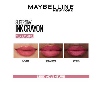 Maybelline New York Super Stay Ink Crayon Lip Color, 25 Stay Exceptional 1.2gm - Lipsticks