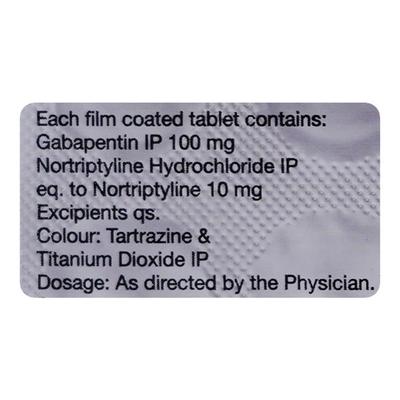 Doloneuron NT 100mg Tablet 10'S - Neuropathic Pain-Dru