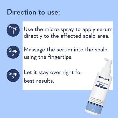 WishCare Hair Growth Serum Concentrate 100 ml - Hair Combs