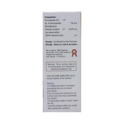 DORZALID Eye Drops 5ml - Glaucoma-Ant