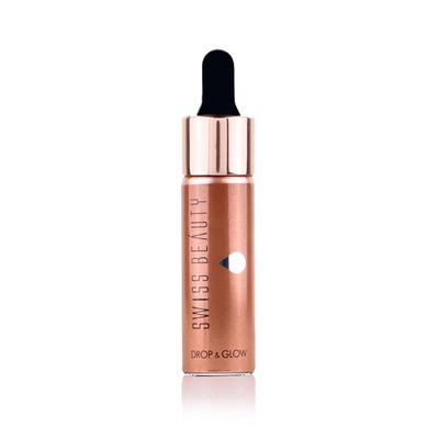 Swiss Beauty Drop & Glow Liquid Highlighter Illuminater Liquide - 06 (Rose Gold) 18ml - Highlighters & Illuminators