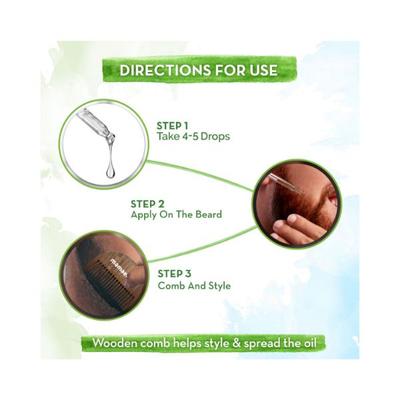 Mamaearth Onion Beard Oil for Growing Beard faster with Onion & Redensyl For Beard Growth 30 ml - Beard Oil