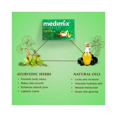 Medimix Ayurvedic Classic 18 Herbs Soap 125gm - Soaps