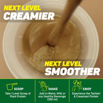 Fast&Up Plant Protein Powder - Rich Chocolate Flavour 975 gm - Protein Drink