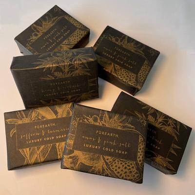 Purearth Anar & Pink Salt Luxury Cold Soap 100 gm - Soaps