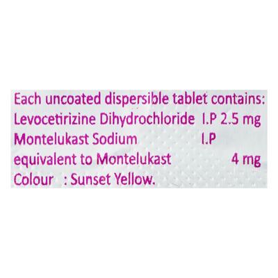 L Mon Day Kid Tablet 10'S - Asthma/COPD-Ast