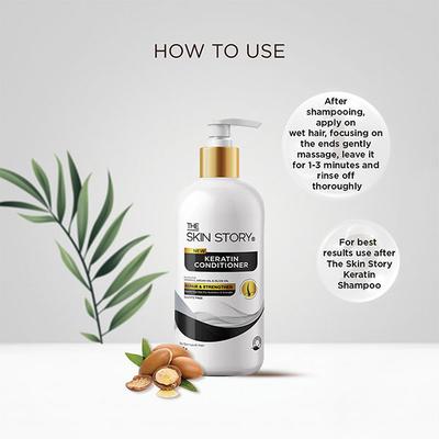 The Skin Story New Keratin Repair & Strengthen Conditioner 250 gm - Conditioners