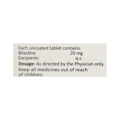 BELTAS 20mg Tablet 10's - Allergies-Ant