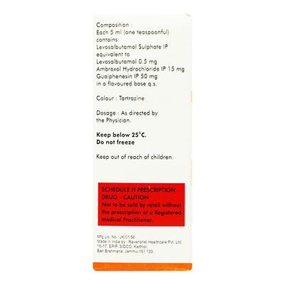 Ventryl LS Expectorant 60ml - Cough And Cold-Cou