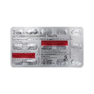 Istamet 50/500mg Tablet 15'S - Diabetes-Ant
