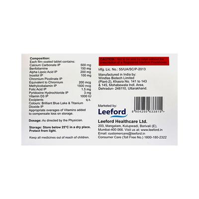 WALCOBAL FORTE Tablet 10's - Supplements-Cal
