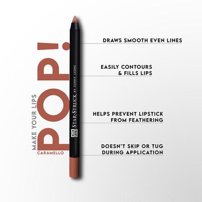 Star Struck by Sunny Leone Long Wear Lip Liner - Caramello 1.2 gm - Lip Liners