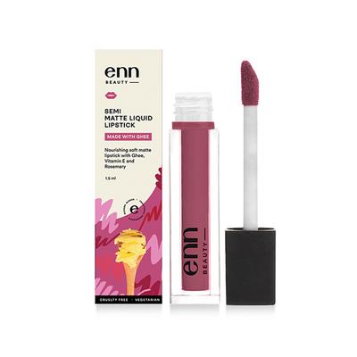 ENN Transferproof Matte Liquid Lipstick - Berry Vodka 1.5 ml - Liquid Lipsticks