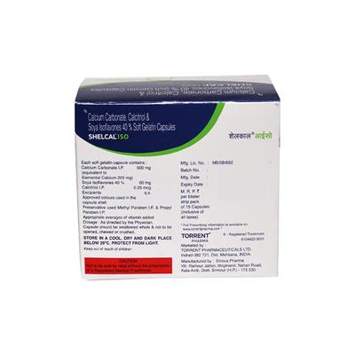 Shelcal Iso Capsule 15'S - Osteoporosis-Age
