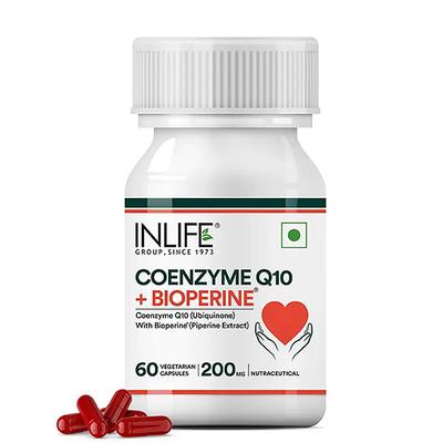 INLIFE Coenzyme Q10 + Bioperine Veg Capsule 60's - Co-Q