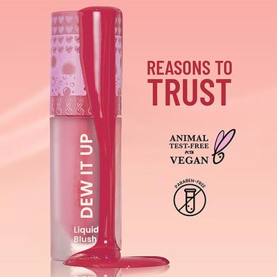 Swiss Beauty Dew It Up Liquid Blush -Peach Fuzz 4 ml - Blushes
