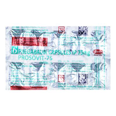 Prosovit 75mg Capsule 10'S - Neuropathic Pain-Dru