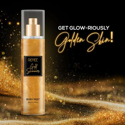 RENEE Gold Shimmer Body Mist 150 ml - Body Mist/Spray