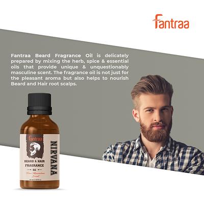Fantraa Beard & Hair Fragrance Oil Nirvana 30 ml - Beard Oil
