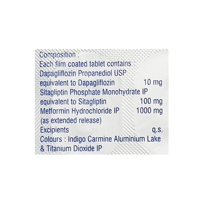 ZENSITA TRIO 1000 Tablet 15's - Diabetes-Ant