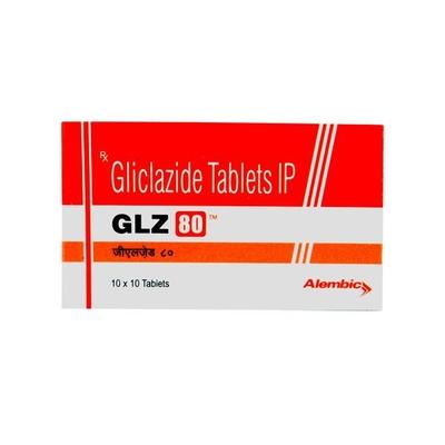 GLZ 80mg Tablet 10'S - Diabetes-Ant
