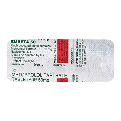Embeta 50mg Tablet 10'S - Hypertension-Bet