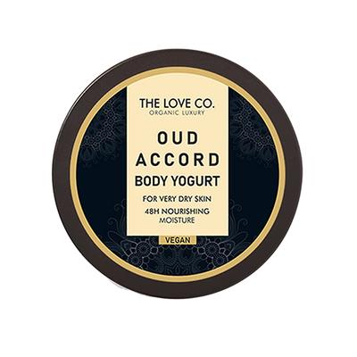 The Love Co. Luxury Oud Accord Body Yogurt - 72 Hour Intense Hydrating Shea Body Butter - Deep Moisturization for Winters With Pure Shea Butter for Nourishing Essential Body Care 200 gm - Body Butter